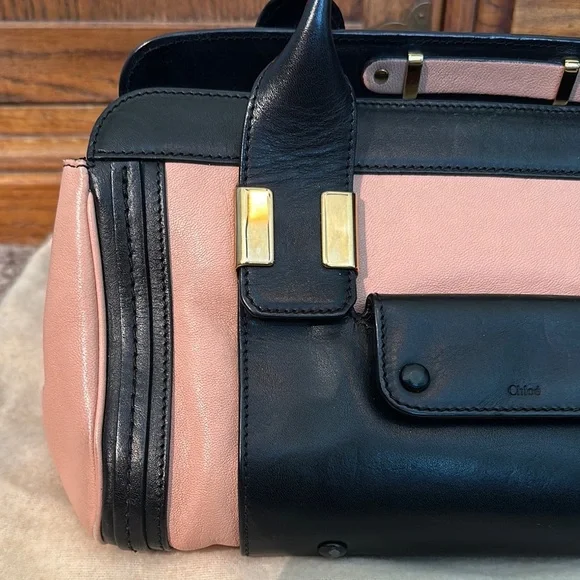 Chloe Two-Tone Two Way Satchel - Picture 6 of 16